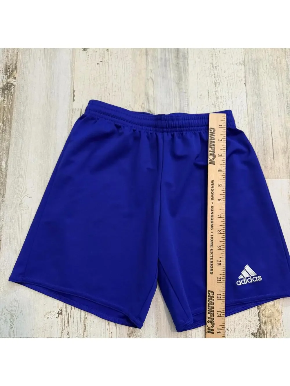 Boys Small Youth 9-10Y Adidas Blue Athletic Shorts